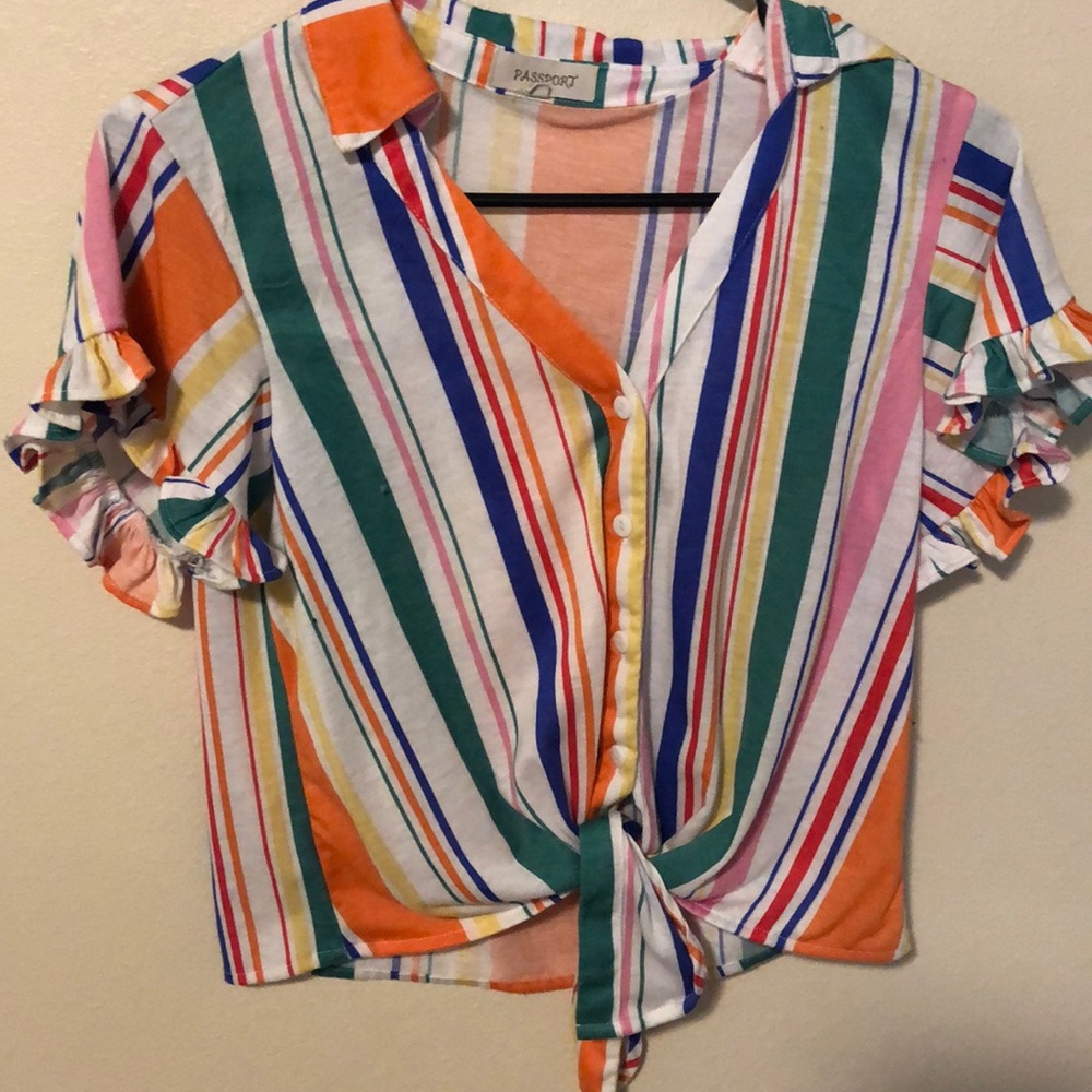 Striped Top (fashion nova)